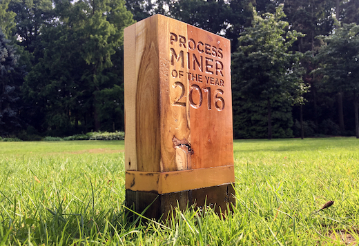 The Process Miner of the Year 2016 Trophy