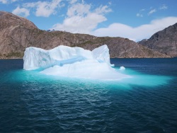 image of iceberg showing the massive hidden parts