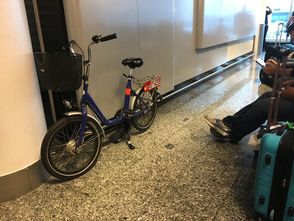 Bike in Frankfurt airport