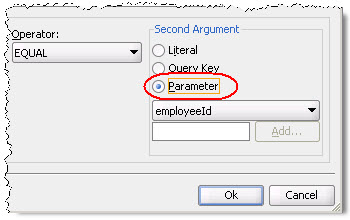 Select based on parameter