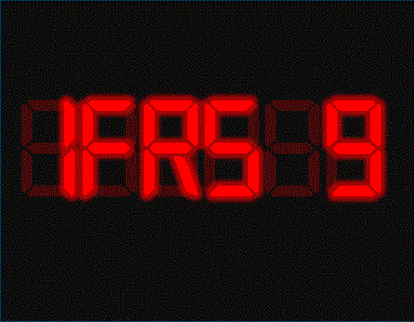 IFRS 9 as digital clock display