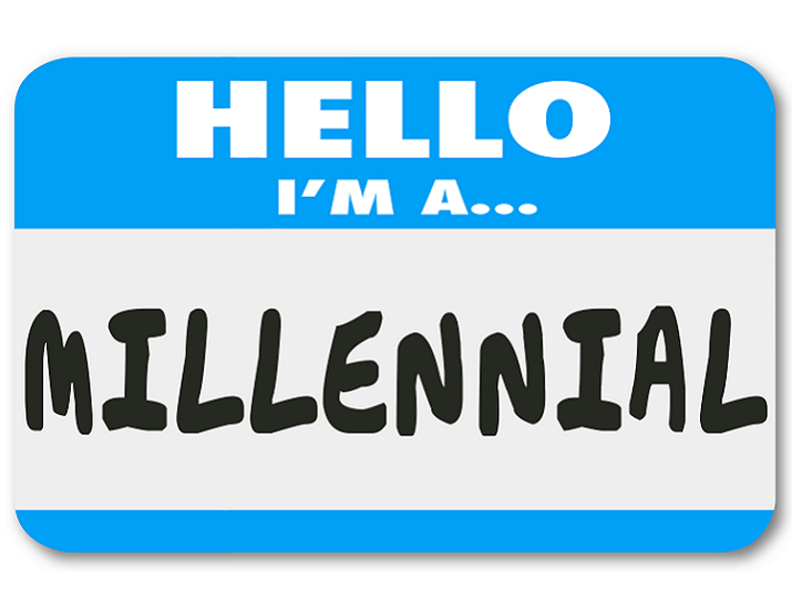 Millenials and Credit - I'm a Millennial Nametag