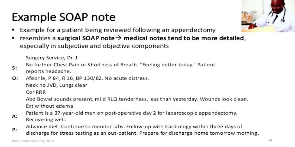 soap note example 1