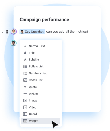 campaign performance - workdocs