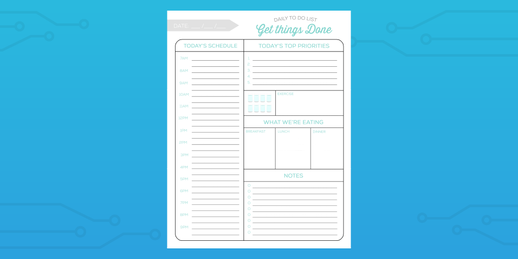 getting things done checklist update