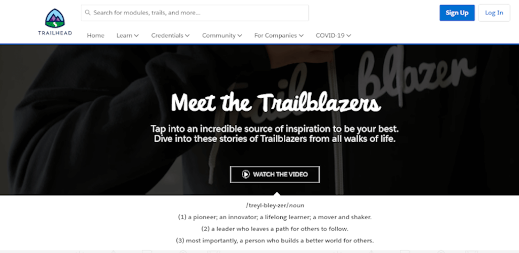 Salesforce Trailblazers community