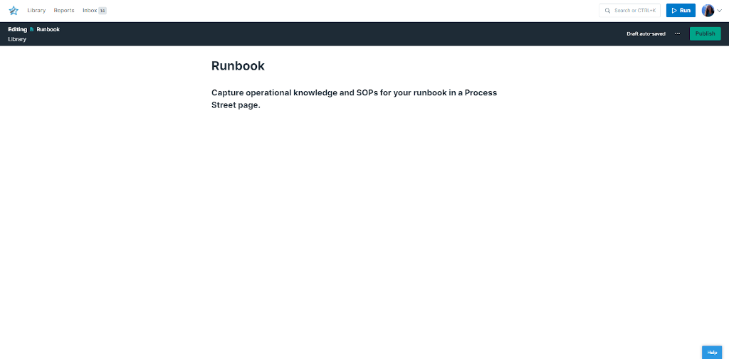 create a runbook