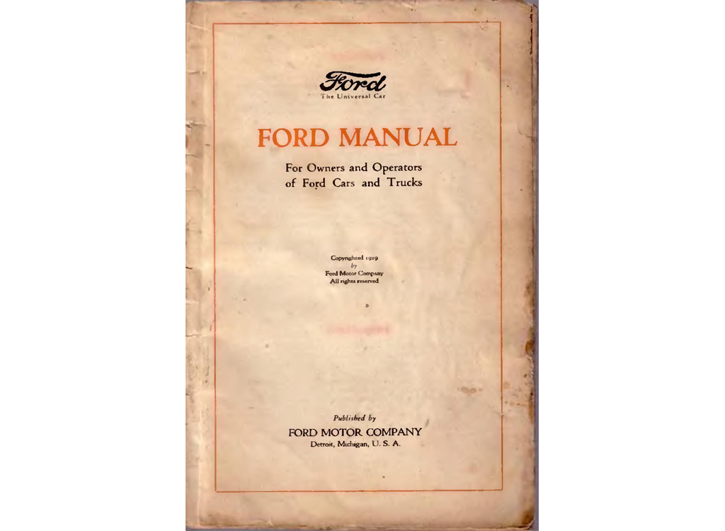 operations manual ford manual