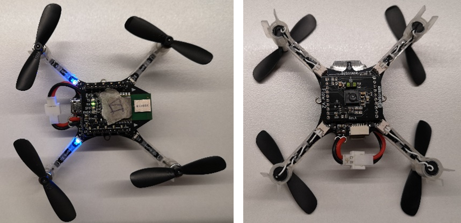 The Crazyflie drone model 2.1