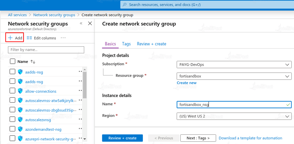 How to Create a Network Security Group in Azure