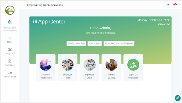 Redesigned App Center