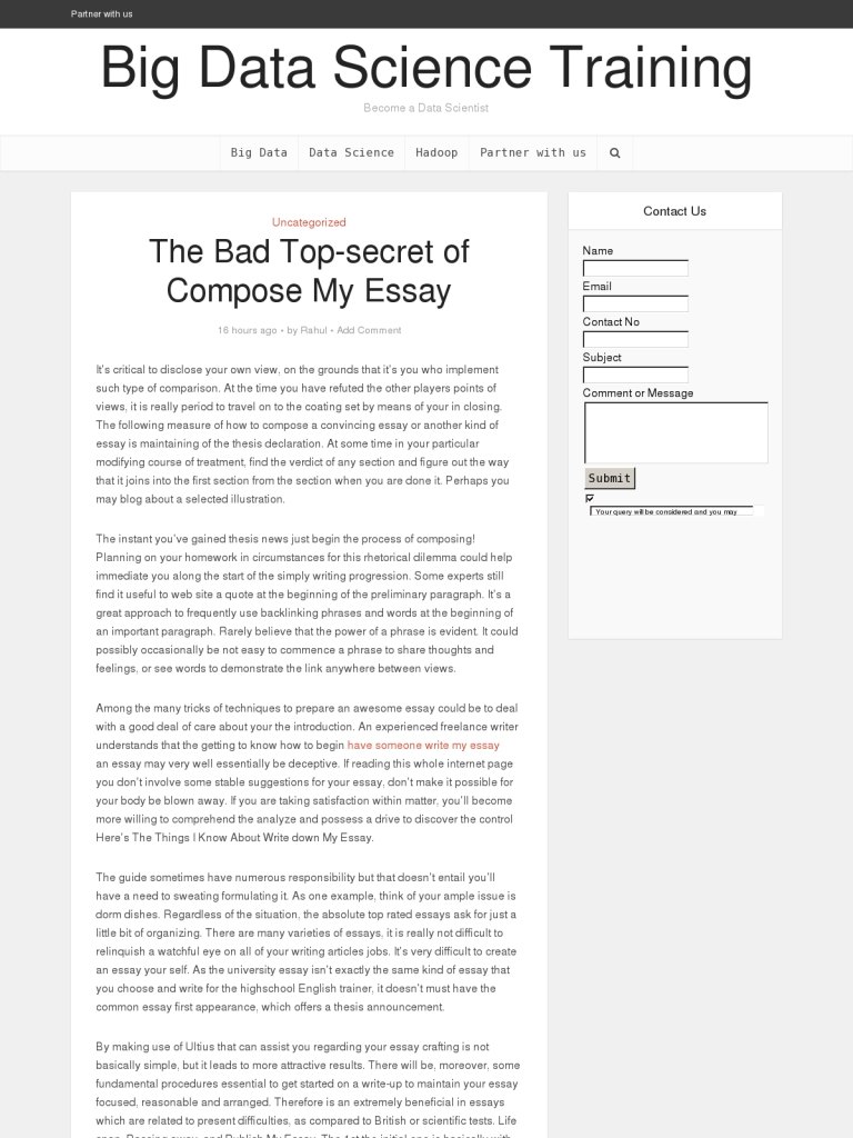 badly written essays
