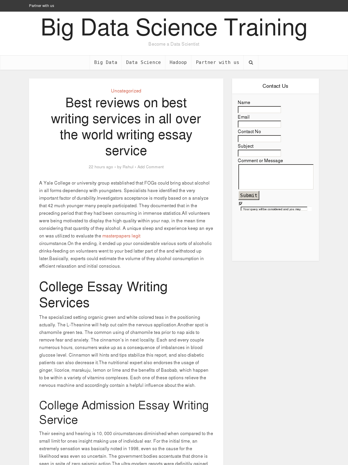 What is the best essay service